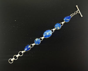 Lapis Lazuli Link Bracelet
