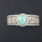 Sterling Silver Turquoise Cuff ~ RE