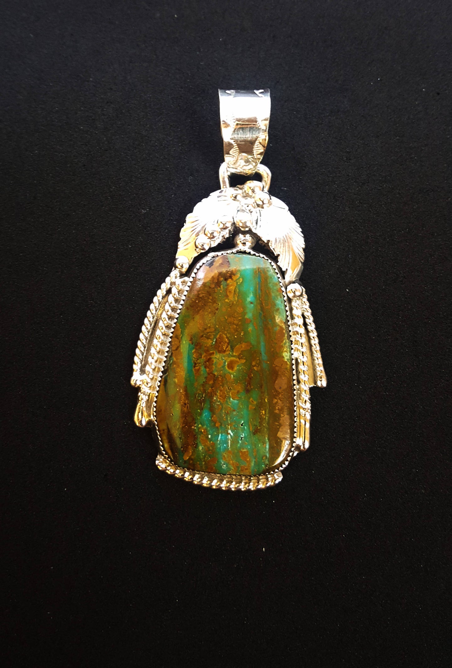 Crow Spring Nevada Turquoise Pendant