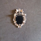 VINTAGE Cameo sterling silver pendant and lapel pin