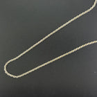 18, 20, 22, 24 inches Sterling silver men's necklace chain