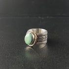 size 6 Royston turquoise sterling silver ring - vintage