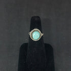 size 6.5 vintage Navajo turquoise sterling silver ring