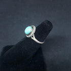 size 6.5 vintage Navajo turquoise sterling silver ring