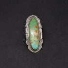 Big Turquoise Ring- Vintage - size 12