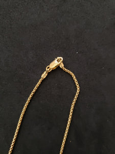 15 inches 14k gold chains necklace