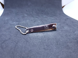 Small inlay turquoise nail clipper