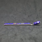 New Southwest Corn lady Inlay Lapis Mother of Pearl Blue Fire Opal Coral Turquoise long rectangular sterling silver post earrings