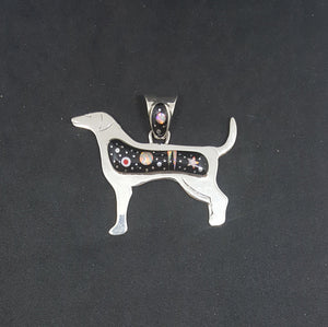 Sterling silver dog night sky