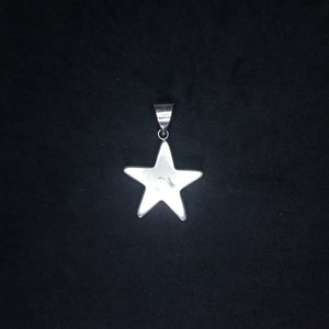 Star sterling silver pendant necklace